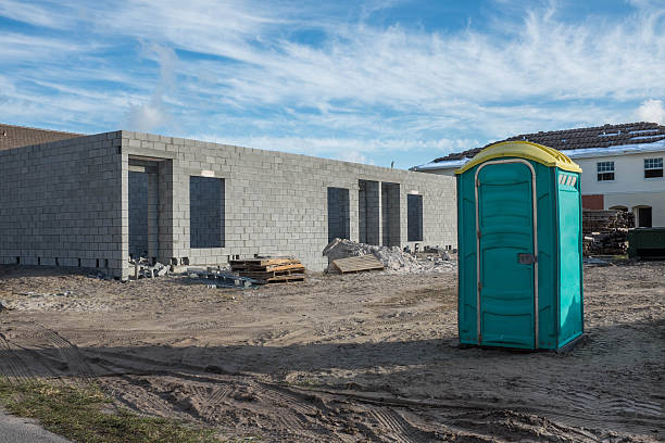 Porta potty delivery and setup